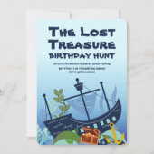 Treasure Hunt Verjaardag Kaart (Voorkant)