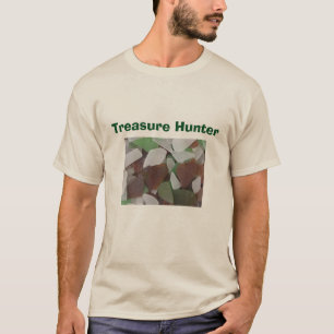 Treasure Hunter Beach Coast Zee Glass Photo T-shirt