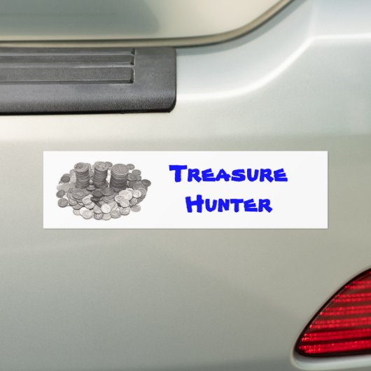 Treasure Hunter bumper sticker (Op auto)