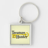 Treasure Hunter met gouden sleutel Sleutelhanger (Voorkant)