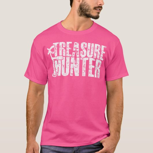 Treasure Hunter Metaaldetectie T-shirt (Voorkant)
