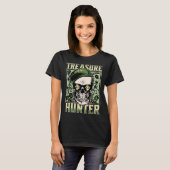 Treasure Hunter Metaaldetector Graffiti Detectoris T-shirt (Voorkant volledig)
