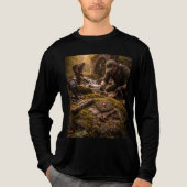 Treasure Hunter Metal Detector Tri-Blend Shirt (Voorkant volledig)