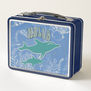 Treasure Hunter Pirate Birthday Metal Lunch Box