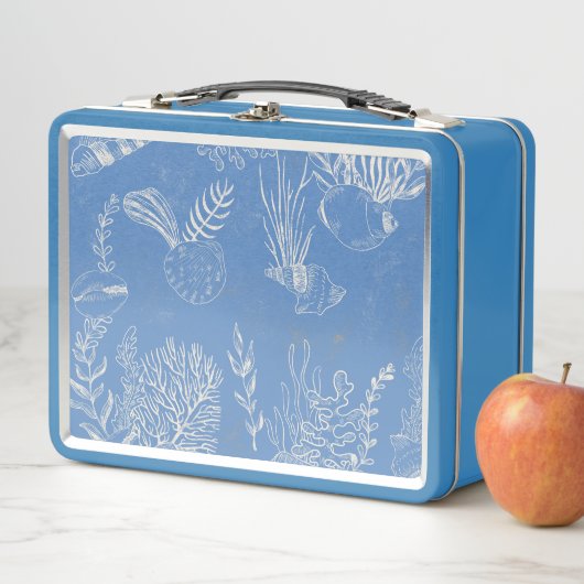 Treasure Hunter Pirate Birthday Metal Lunch Box (In situ)