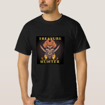 Treasure Hunter Pirate Metal Detection T-Shirt