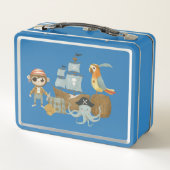 Treasure Hunter Pirate Verjaardag (Achterkant)