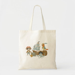 Treasure Hunter Pirate Verjaardag Tote Bag