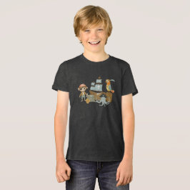 Treasure Hunter Pirate Verjaardag Tri-Blend Shirt