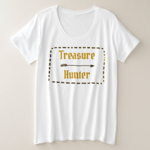 Treasure Hunter Vrouwen Plus Size T-shirt