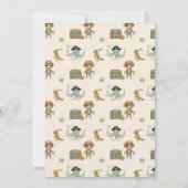 Treasure Hunters Pirate Foto Verjaardag Kaart (Achterkant)