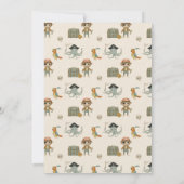 Treasure Hunters Pirate Verjaardag Kaart (Achterkant)