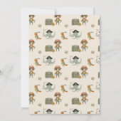 Treasure Hunters Pirate Verjaardag Kaart (Achterkant)