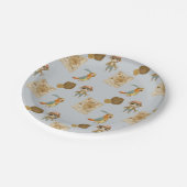 Treasure Hunters Pirate Verjaardag Papieren Bordje (Gekanteld)