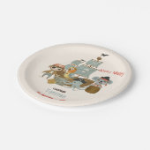 Treasure Hunters Pirate Verjaardag Papieren Bordje (Gekanteld)