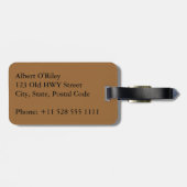 Treasure Hunting Bagagelabel (Achterkant horizontaal)