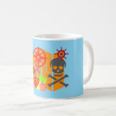 Treasure Hunting Collage Koffiemok (Voorkant rechts)