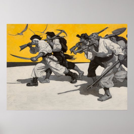 Treasure Island, 1911, ingediend door Newell Conve Poster (Voorkant)