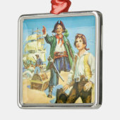 Treasure Island 1 Metalen Ornament (Links)