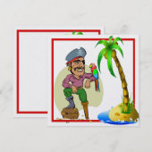 Treasure Island 3 Invitation (Voorkant / Achterkant)