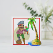 Treasure Island 3 Invitation (Staand voorkant)