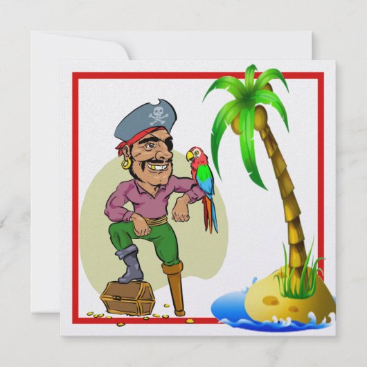 Treasure Island 3 Invitation (Voorkant)