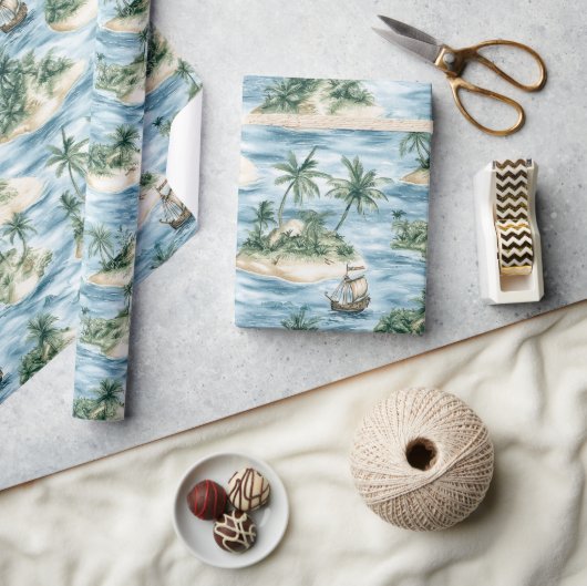 Treasure Island Birthday Cadeaupapier (Crafts)