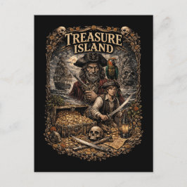 Treasure Island Briefkaart