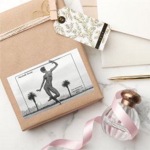 Treasure Island & de dansende vrouwen Rechthoekige Sticker