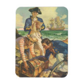 Treasure Island,  Fairy Tale Pirates Magneet (Verticaal)