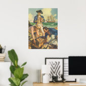 Treasure Island, Fairy Tale Pirates Poster (Thuiskantoor)