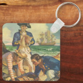 Treasure Island,  Fairy Tale Pirates Sleutelhanger (Achterkant)