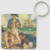 Treasure Island,  Fairy Tale Pirates Sleutelhanger (Achterkant)