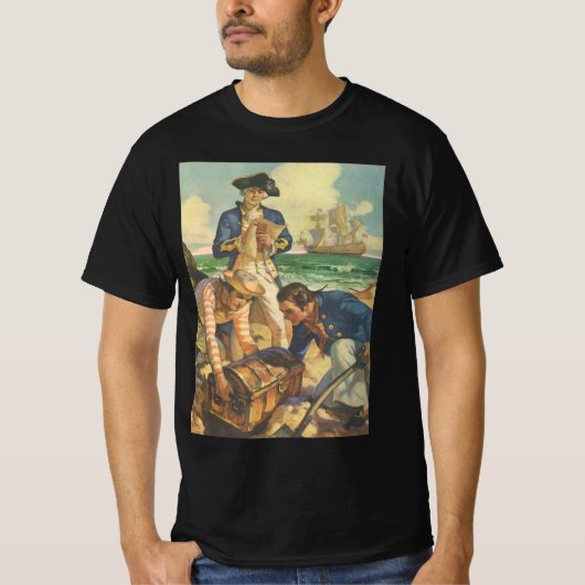Treasure Island,  Fairy Tale Pirates T-shirt (Voorkant)