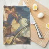 Treasure Island, Fairy Tale Pirates Theedoek (Quarter Fold)