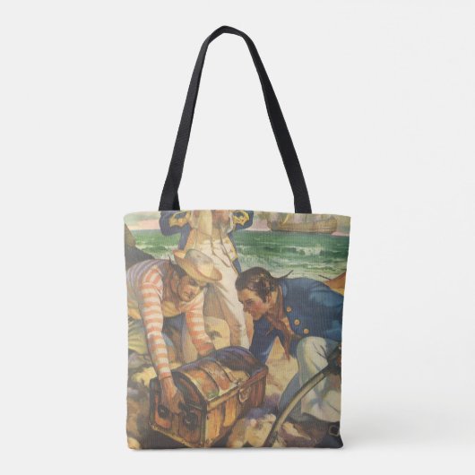 Treasure Island,  Fairy Tale Pirates Tote Bag (Achterkant)