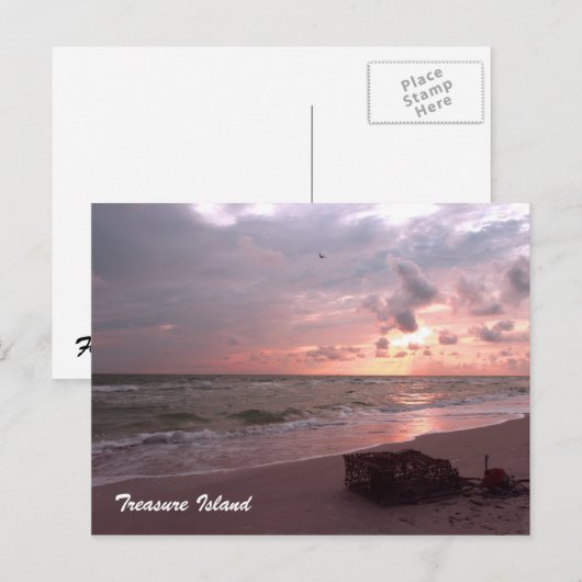 Treasure Island, Florida Briefkaart (Voorkant / Achterkant)