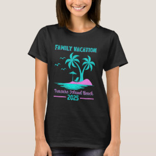 Treasure Island Florida Gezinsvakantie 2025 Palm T-shirt