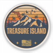 Treasure Island, Florida Sticker (Voorkant)