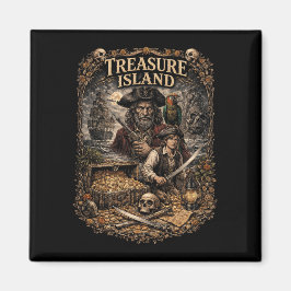 Treasure Island Magneet