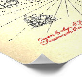 "Treasure Island Map" Poster (Hoek)