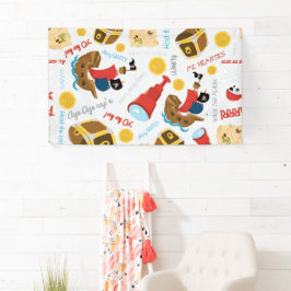 Treasure Island Party Pirate Banner