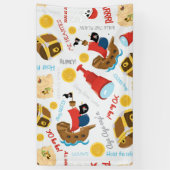 Treasure Island Party Pirate Banner (Verticaal)
