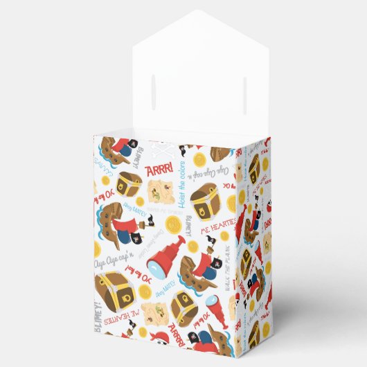 Treasure Island Party Pirate Favor Box Bedankdoosjes (Geopend)
