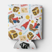 Treasure Island Party Pirate Koelbox Blikjeskoeler (Achterkant)