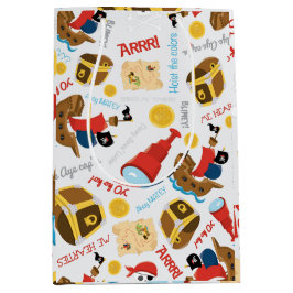 Treasure Island Party Pirate Medium Gift Bag Cadeauzakje