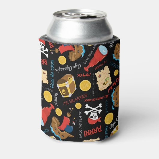 Treasure Island Pirate Koelbox Blikjeskoeler (Blikje Achterkant)