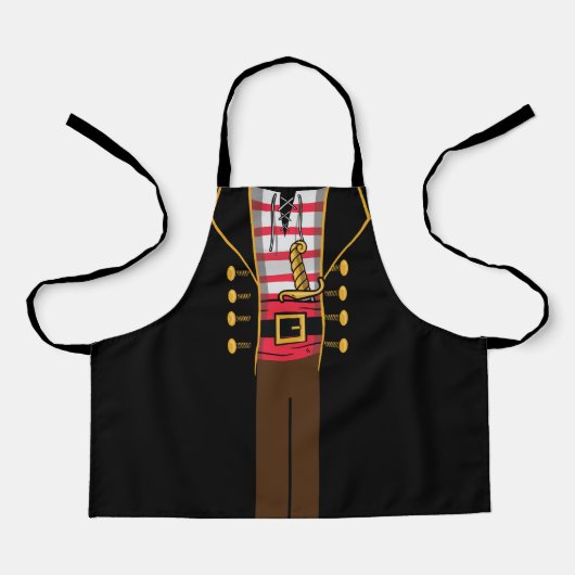 Treasure Island Pirate Schort Kostuum Fancy Jurk (Voorkant)