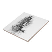 Treasure Island Pirate Ship Tegeltje (Zijkant)