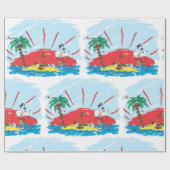 Treasure Island Pirate Ship Wrapping Paper - Cadea Cadeaupapier (Vlak)